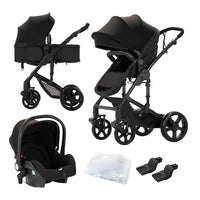 Kinderwagen, 3-in-1 ontwerp, lichtgewicht met regenhoes