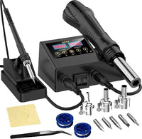 Soldering Station, Digital Display, Hot Air Gun