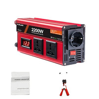 Pure Sine Wave Inverter, 3000W Power Output, Portable and Solar-Compatible