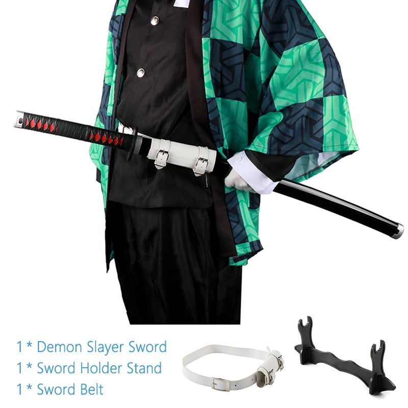 Dæmondræber Sværd, 104 cm Længde, Træ Samurai Design