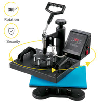 Digital Transfer Swing Away Heat Press Machine, 12 x 10 Size, Sublimation Transfer Technology