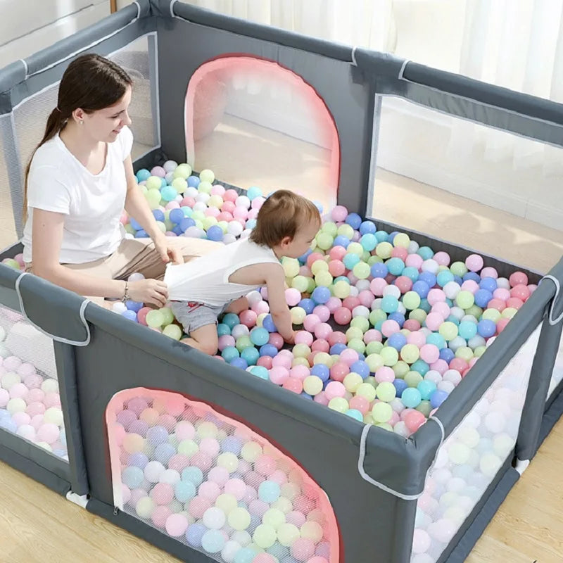 Baby Playpen, Indoor Playground, Anti-Collision Safety