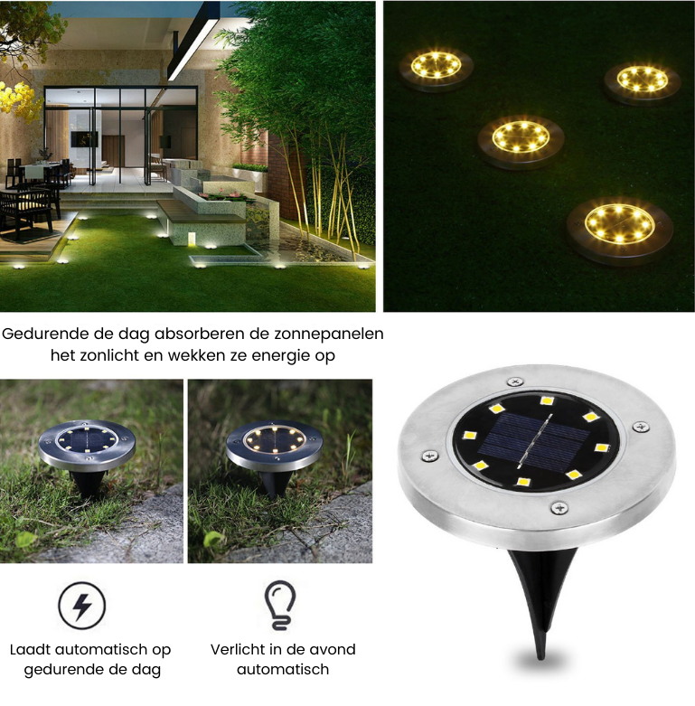 1+1 GRATIS | GroundLumina - Wasserdichte LED-Untergrundlampen für den Außenbereich [Letzter Tag Rabatt] 1