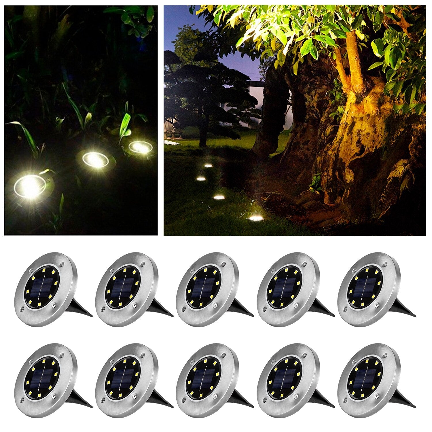 1+1 GRATIS | GroundLumina - Wasserdichte LED-Untergrundlampen für den Außenbereich [Letzter Tag Rabatt] 7