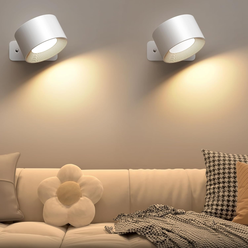 1+1 GRATIS | LumiPod - Drehbare kabellose LED-Wandleuchte 2