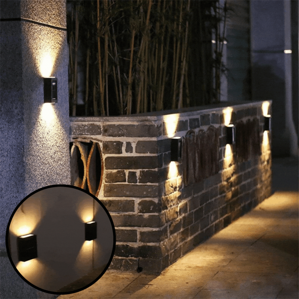1+1 GRATIS | SolarWand™ - Luxuriöse LED-Solar-Wandleuchte [Letzter Tag Rabatt] 0