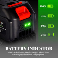 Genopladeligt Lithium Batteri, 20V, LED Indikator