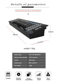 DMX Controller, Podiumverlichting, LED Par Moving Head