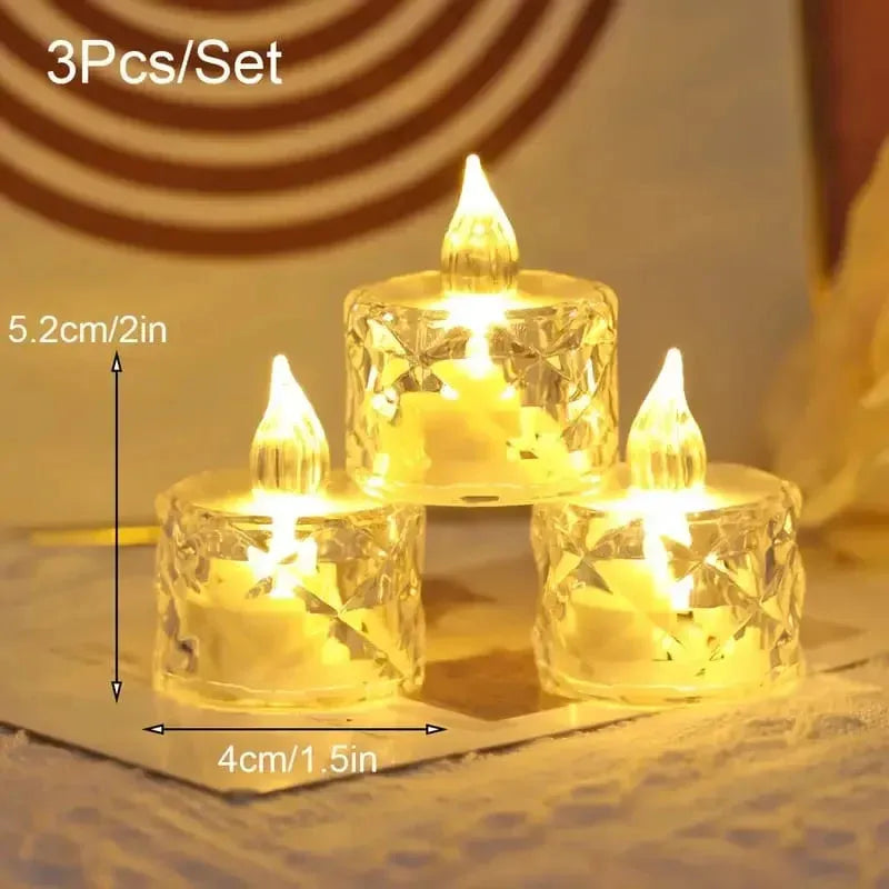 2+1 GRATIS | GlowCandle™ - Flammenlose Kristallkerze [Letzter Tag Rabatt] 4