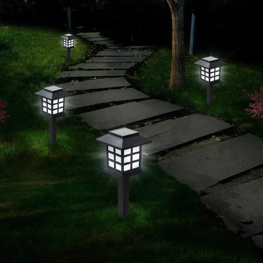 2+2 GRATIS | LuminaQuad - Solar LED Gartenlampe [Letzter Tag Rabatt] 2
