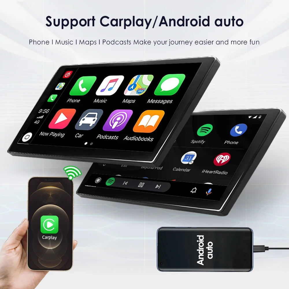 Carplay Android 12, Multimedieafspiller, GPS Navigation