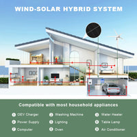 Wind Turbine Generator, 3000W Power Output, MPPT Off Grid System