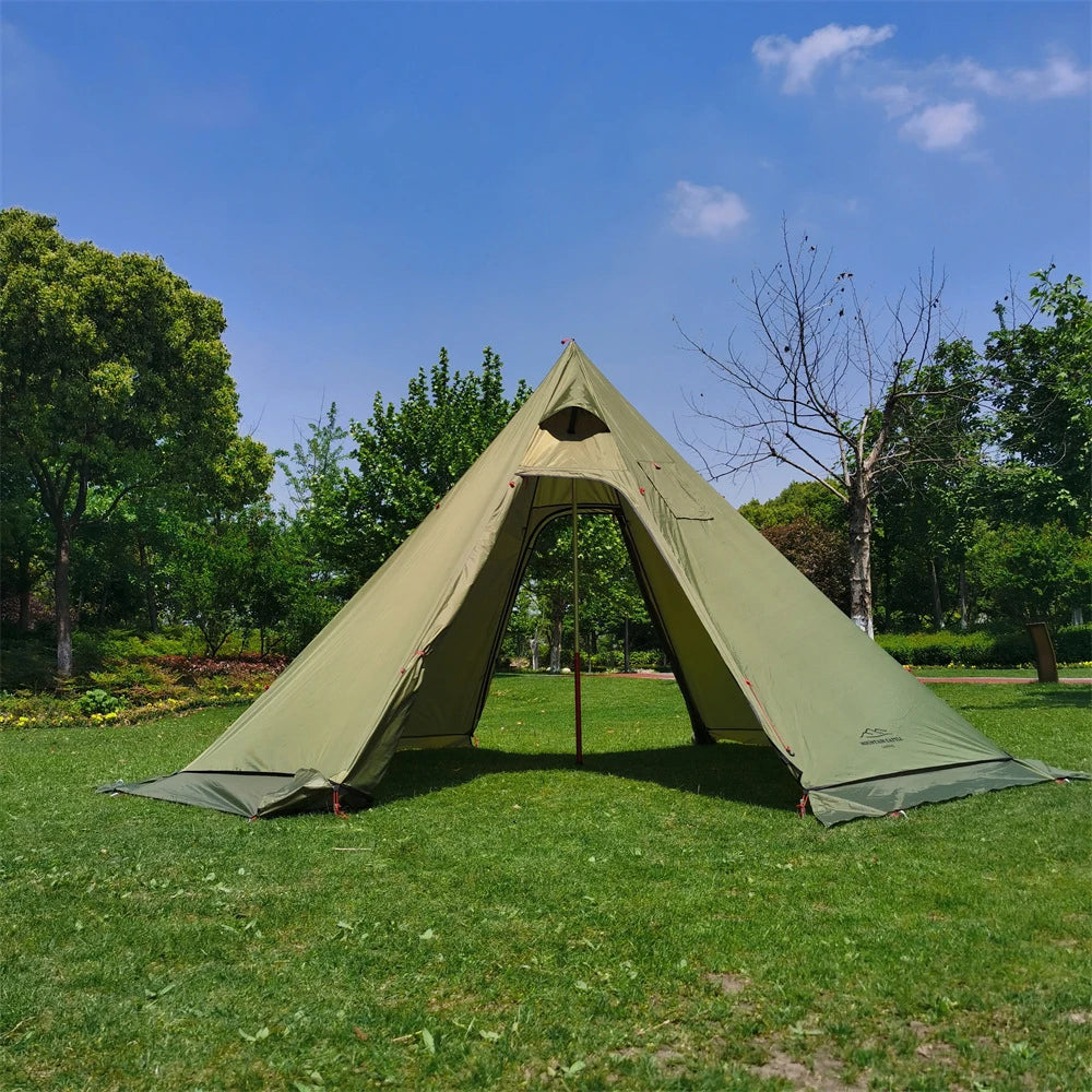 Camping Teepee Telt, Vandtæt, Ovnåbning