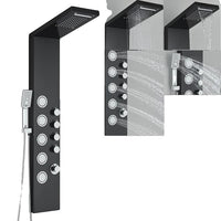 Shower Panel Tower System, Wall Mounted, Temperature Screen