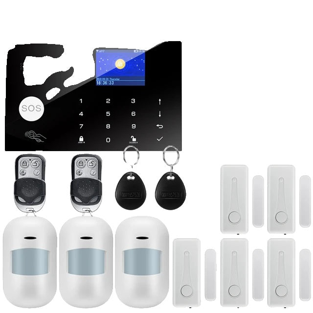 Smart Home Alarm System, Wireless Control, App Integration