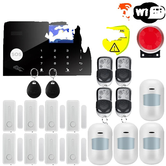 Smart Home Alarm System, Wireless Control, App Integration