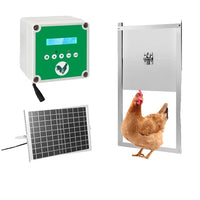 Hønsehusdør, Timer & Lys Sensor, LCD Skærm