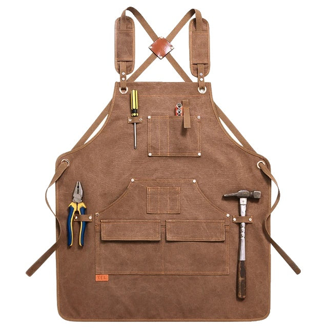 Gardening Apron, Durable Canvas, Tool Pockets