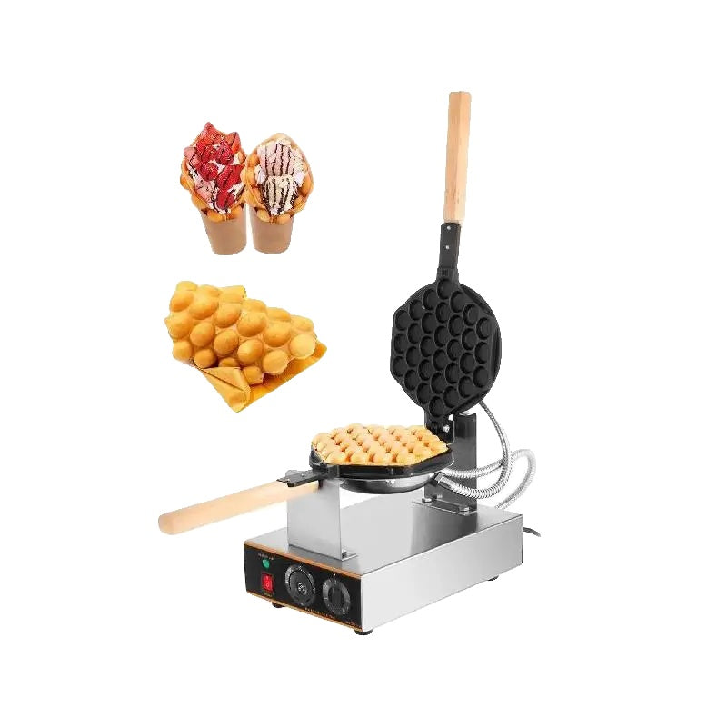 Bubble Waffle Maker, 1400W, 180° Rotatable