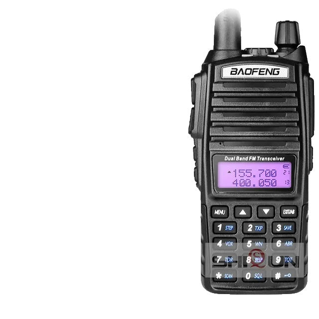 Baofeng UV-82 Walkie Talkie, 8W Power Output, Dual PTT Feature