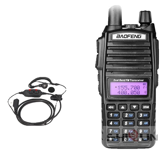 Baofeng UV-82 Walkie Talkie, 8W Power Output, Dual PTT Feature