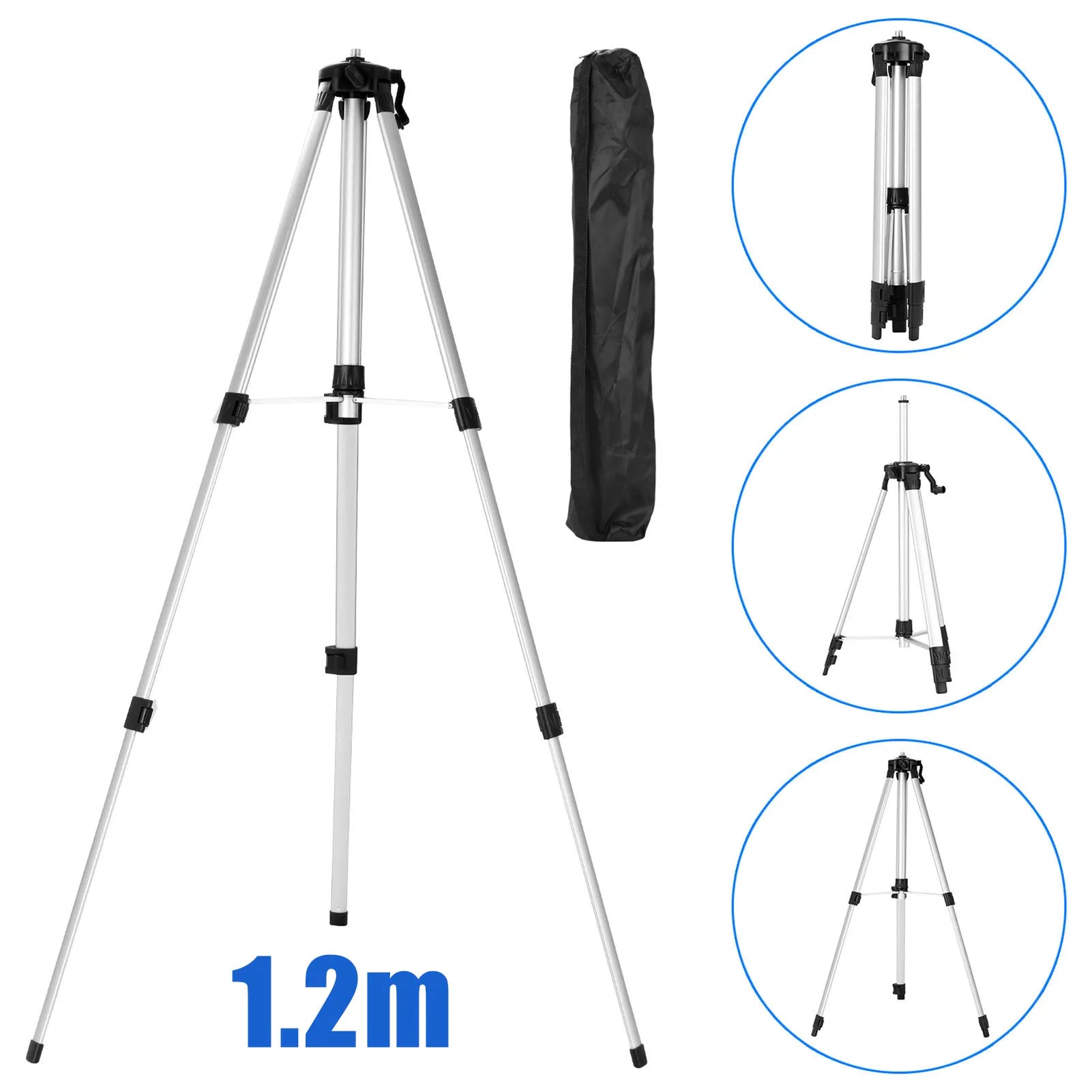 Laser Level, USB Rechargeable, Adjustable Tripod Stand