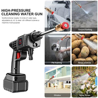 Car Wash Washer Gun, Wireless Operation, High Pressure Foam Generator