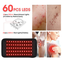 Red Light Therapy Pad, 660nm 850nm Infrared Heated Physiotherapy Belt