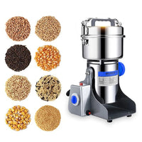 Electric Grain Mill, 800g Capacity, Multi-purpose Grinder, Stainless Steel Blade