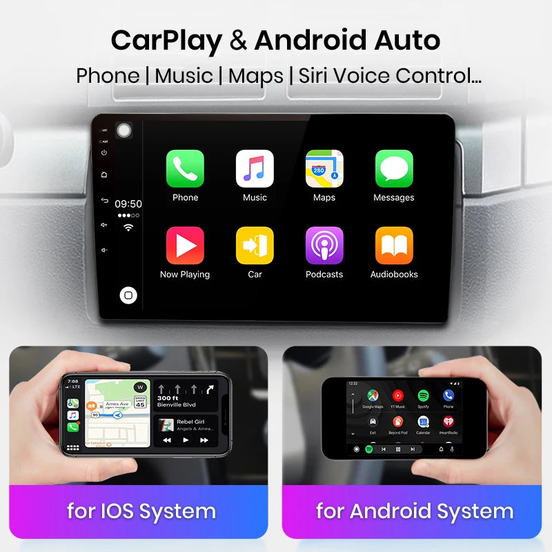 Bilradio, multimedie, Android CarPlay stereo