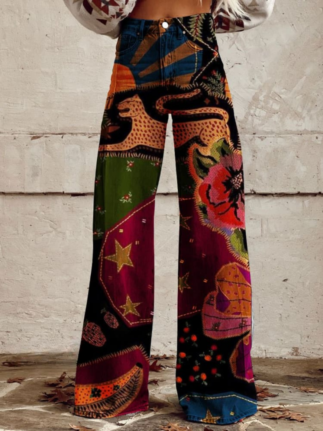 Ada™ Mühelose Chic Style Retro Boho Hosen