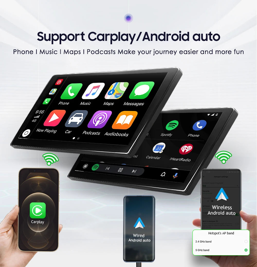 Renault Logan Dacia Duster Sandero Captur Lada Xray 2 Android 12 Car Multimedia Player, Carplay, Bluetooth GPS