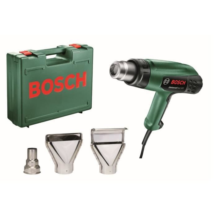 BOSCH Hittepistool - Universele Hitte 600 met 2 extra mondstukken