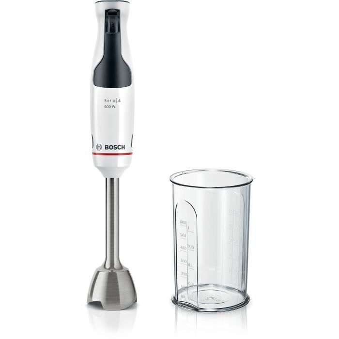 BOSCH hand blender - ErgoMaster Serie 4 - 600 W motor - 4 QuattroBlade messen