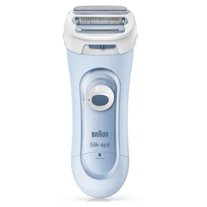 BRAUN Silk-épil Dames Scheerapparaat 5-160 Elektrisch Scheerapparaat - Vrouwelijk - 3 in 1 - Draadloos - Nat & Droog Technologie - Blauw
