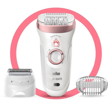 Braun Silk-épil 9 9-720 Epilator - Micro-Grip technologie - 40% bredere kop