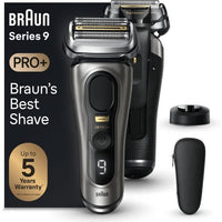 BRAUN Scheerapparaat - Series 9 PRO+ 9515s - 5 Scheerelementen, Geïntegreerde Precisietrimmer, Oplaadbasis, Waterdicht