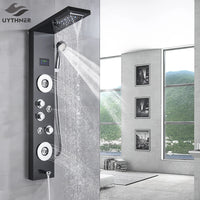 Shower Faucet, LED Temperature Screen, Massage System