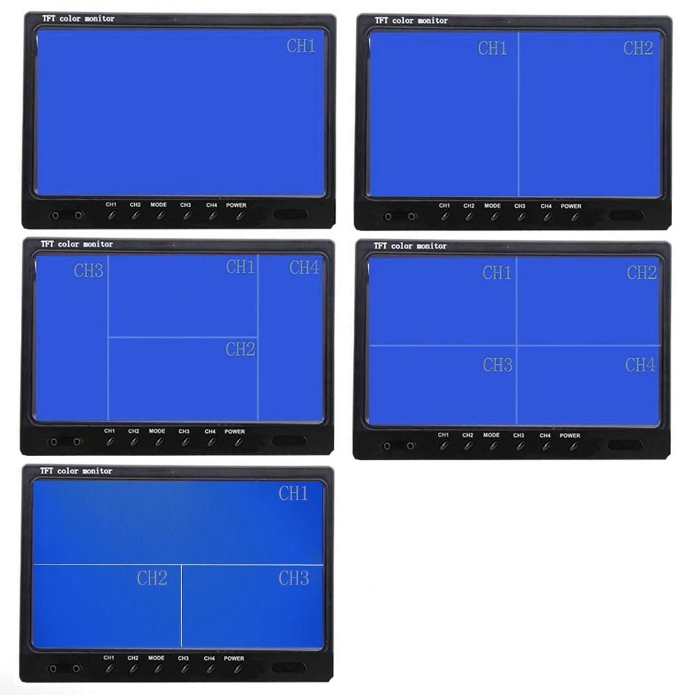 Rear View System, Split Screen, Night Vision