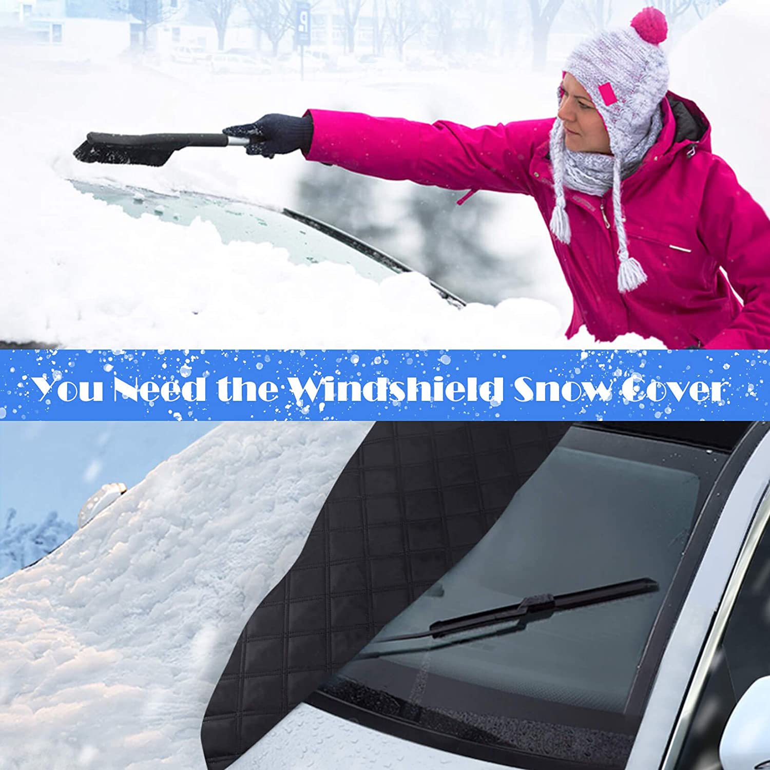 CarCover - Magnetische Anti-Schnee-Decke 3