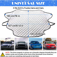 CarCover - Magnetische Anti-Schnee-Decke 6