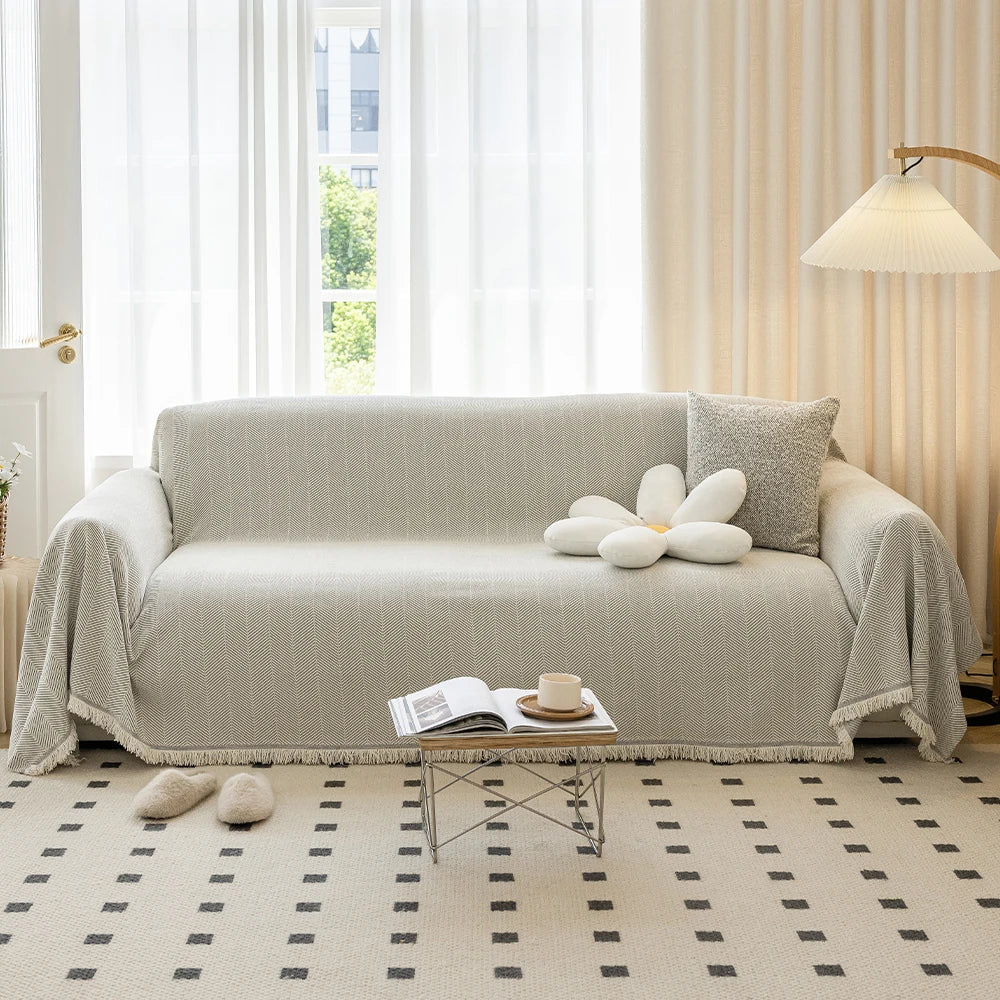 ChicCover™ Luxury Fabric Sofa Cover 2