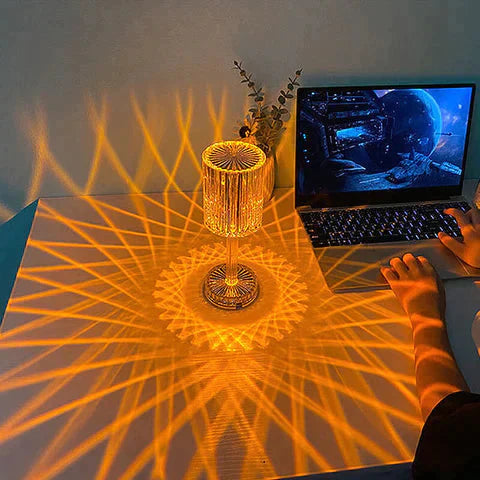 DiamondCrystal - Touch Dimmbare LED-Tischlampe [Letzter Tag Rabatt] 3