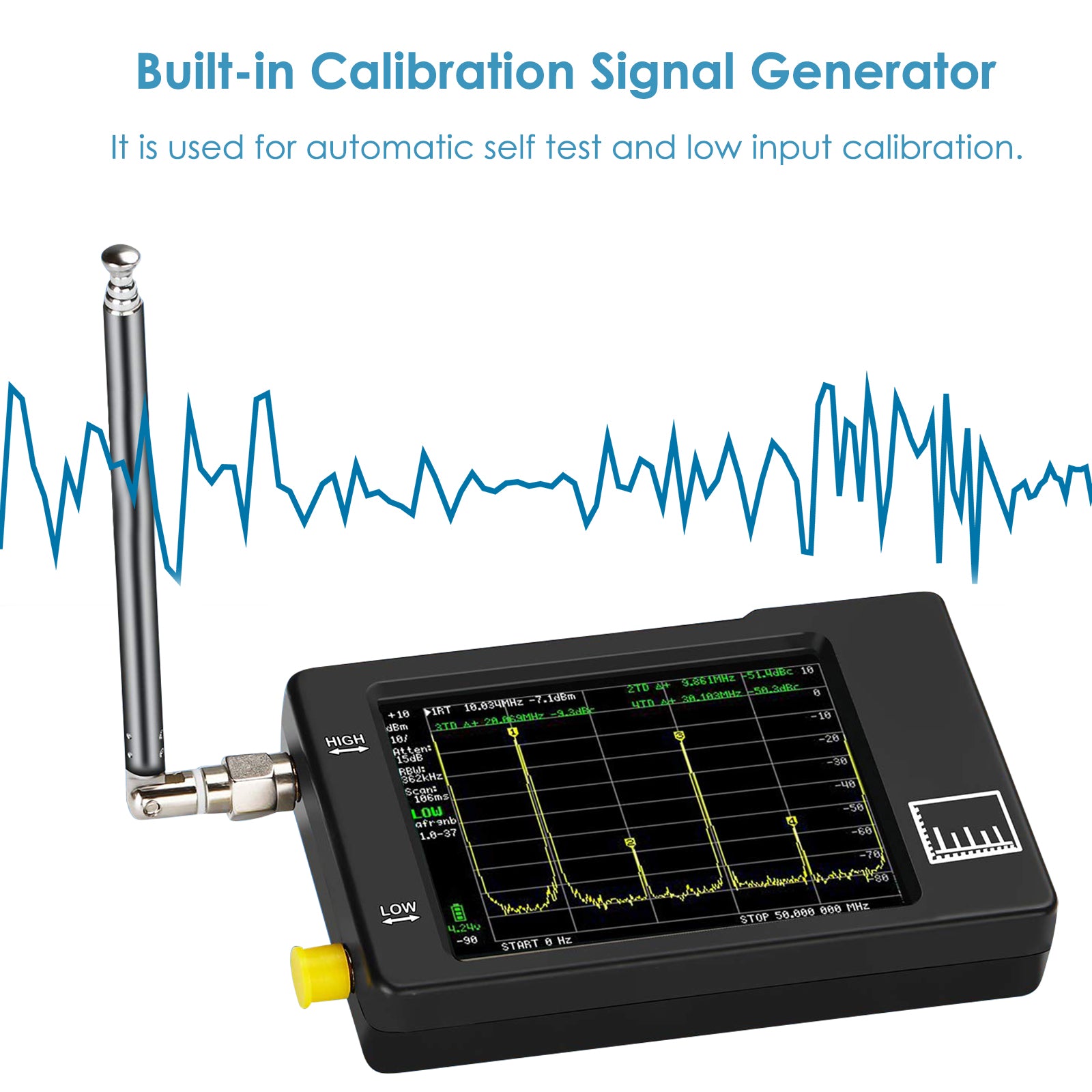 Portable Spectrum Analyzer, Compact Design, Wide Frequency Range