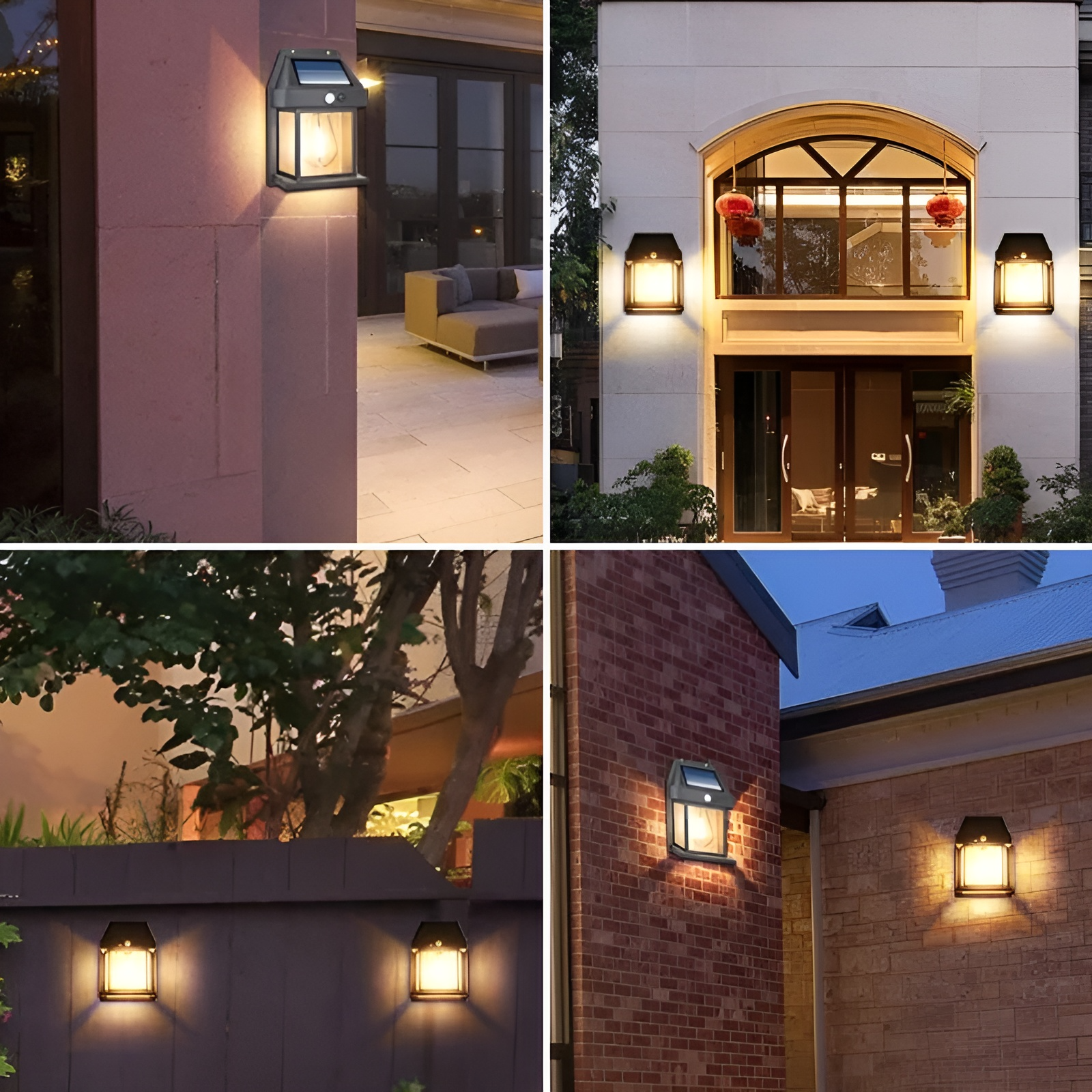 EcoGlow - Solar-Wandleuchte für draußen 4