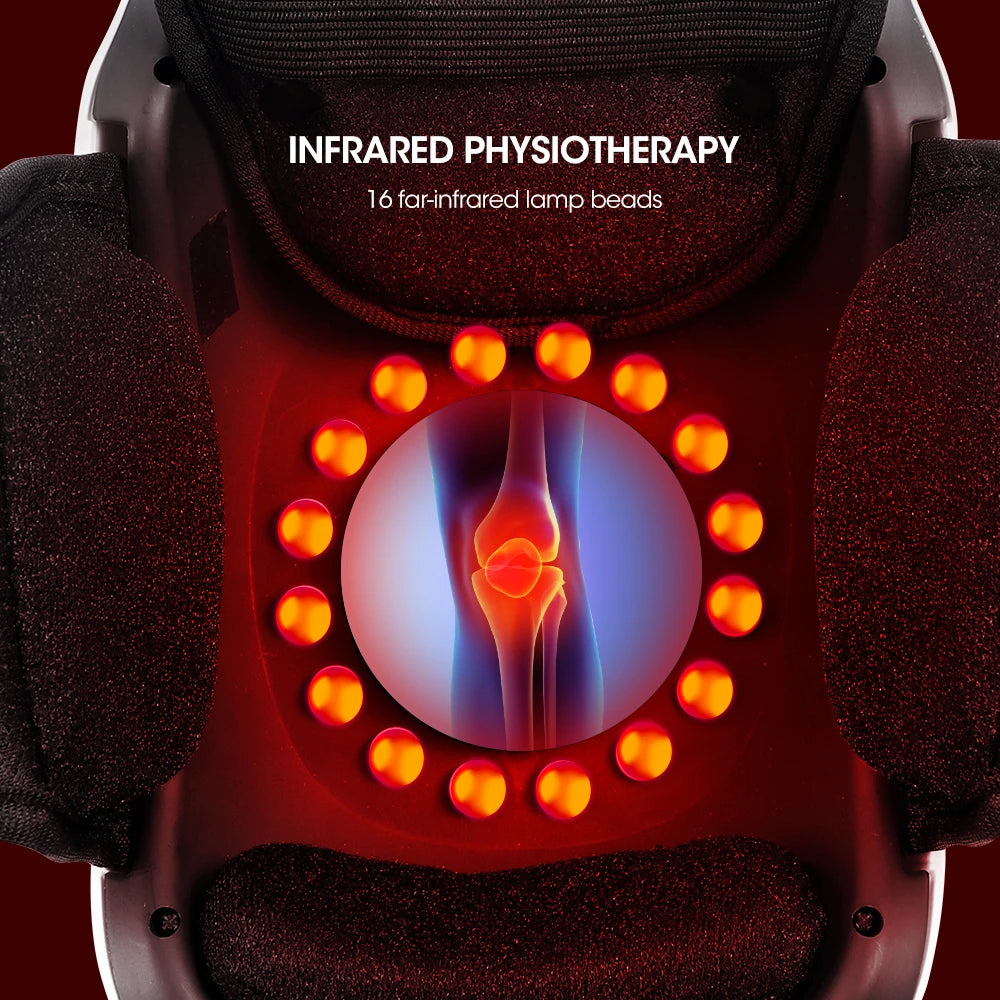 Knee Massager, Vibration Therapy, Infrared Thermal Therapy