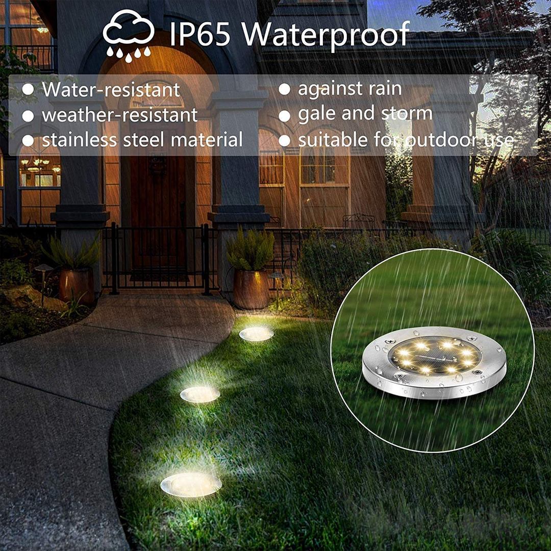 Fancy Solar - Wegweiser-Lampen (4 Pack) [Letzter Tag Rabatt] 5