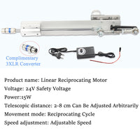 Linear Actuator, Reciprocating Motion, Speed Regulation