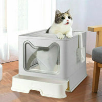 Cat Litter Box, Front Entry, Foldable