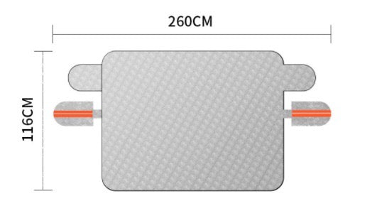 IceBlocker - Hochwertiger magnetischer Schneeschutz für Autos [Letzter Tag Rabatt] 3